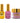 NuRevolution Noble 4-in-1 - LED/UV Soak Off Gel Polish 0.5 oz. + Nail Lacquer 0.5 oz. + Acrylic - Dipping - Sculpting Powder 2 oz. - #NMS87 Fuchsia Flamingo
