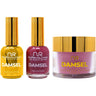 NuRevolution Noble 4-in-1 - LED/UV Soak Off Gel Polish 0.5 oz. + Nail Lacquer 0.5 oz. + Acrylic - Dipping - Sculpting Powder 2 oz. - #NMS90 Hyacinth Haze