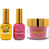 NuRevolution Noble 4-in-1 - LED/UV Soak Off Gel Polish 0.5 oz. + Nail Lacquer 0.5 oz. + Acrylic - Dipping - Sculpting Powder 2 oz. - #NMS91 Peony Pop