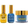 NuRevolution Noble 4-in-1 - LED/UV Soak Off Gel Polish 0.5 oz. + Nail Lacquer 0.5 oz. + Acrylic - Dipping - Sculpting Powder 2 oz. - #NMS98 Midnight Sky