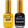NuRevolution Noble Duo - LED/UV Soak Off Gel Polish 0.5 oz. + Nail Lacquer 0.5 oz. - #NGP01 Midnight Magic