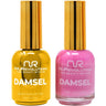 NuRevolution Noble Duo - LED/UV Soak Off Gel Polish 0.5 oz. + Nail Lacquer 0.5 oz. - #NGP08 Pink Paradise