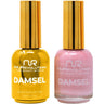 NuRevolution Noble Duo - LED/UV Soak Off Gel Polish 0.5 oz. + Nail Lacquer 0.5 oz. - #NGP09 Pale Petals