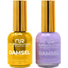 NuRevolution Noble Duo - LED/UV Soak Off Gel Polish 0.5 oz. + Nail Lacquer 0.5 oz. - #NGP101 Amethyst Dream