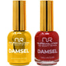 NuRevolution Noble Duo - LED/UV Soak Off Gel Polish 0.5 oz. + Nail Lacquer 0.5 oz. - #NGP107 Cherry Blaze