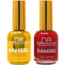 NuRevolution Noble Duo - LED/UV Soak Off Gel Polish 0.5 oz. + Nail Lacquer 0.5 oz. - #NGP110 Scarlet Splendor