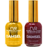 NuRevolution Noble Duo - LED/UV Soak Off Gel Polish 0.5 oz. + Nail Lacquer 0.5 oz. - #NGP116 Aubergine Allue