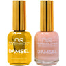 NuRevolution Noble Duo - LED/UV Soak Off Gel Polish 0.5 oz. + Nail Lacquer 0.5 oz. - #NGP17 Golden Goddness