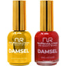 NuRevolution Noble Duo - LED/UV Soak Off Gel Polish 0.5 oz. + Nail Lacquer 0.5 oz. - #NGP20 Fiesta Fever