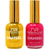 NuRevolution Noble Duo - LED/UV Soak Off Gel Polish 0.5 oz. + Nail Lacquer 0.5 oz. - #NGP22 Pink Punch