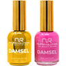 NuRevolution Noble Duo - LED/UV Soak Off Gel Polish 0.5 oz. + Nail Lacquer 0.5 oz. - #NGP23 Fuchsia Fever