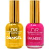 NuRevolution Noble Duo - LED/UV Soak Off Gel Polish 0.5 oz. + Nail Lacquer 0.5 oz. - #NGP24 Pink Passion