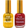 NuRevolution Noble Duo - LED/UV Soak Off Gel Polish 0.5 oz. + Nail Lacquer 0.5 oz. - #NGP26 Bordeaux Beauty