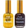 NuRevolution Noble Duo - LED/UV Soak Off Gel Polish 0.5 oz. + Nail Lacquer 0.5 oz. - #NGP32 Midnight Red