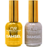 NuRevolution Noble Duo - LED/UV Soak Off Gel Polish 0.5 oz. + Nail Lacquer 0.5 oz. - #NGP43 Smokey Shadows