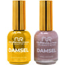 NuRevolution Noble Duo - LED/UV Soak Off Gel Polish 0.5 oz. + Nail Lacquer 0.5 oz. - #NGP58 Mauve Elegance