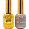 NuRevolution Noble Duo - LED/UV Soak Off Gel Polish 0.5 oz. + Nail Lacquer 0.5 oz. - #NGP63 Mahogany Dreams