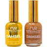 NuRevolution Noble Duo - LED/UV Soak Off Gel Polish 0.5 oz. + Nail Lacquer 0.5 oz. - #NGP66 Honeyed Hues