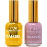 NuRevolution Noble Duo - LED/UV Soak Off Gel Polish 0.5 oz. + Nail Lacquer 0.5 oz. - #NGP81 Cotton Candy Cloud