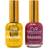 NuRevolution Noble Duo - LED/UV Soak Off Gel Polish 0.5 oz. + Nail Lacquer 0.5 oz. - #NGP90 Hyacinth Haze