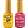 NuRevolution Noble Duo - LED/UV Soak Off Gel Polish 0.5 oz. + Nail Lacquer 0.5 oz. - #NGP91 Peony Pop