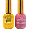 NuRevolution Noble Duo - LED/UV Soak Off Gel Polish 0.5 oz. + Nail Lacquer 0.5 oz. - #NGP92 Raspberry Radiance