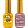 NuRevolution Noble Duo - LED/UV Soak Off Gel Polish 0.5 oz. + Nail Lacquer 0.5 oz. - #NGP93 Plum Punch