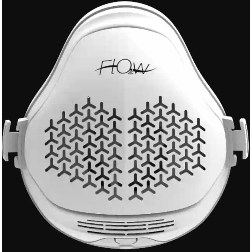 O2 Flow Electronic Face Mask / True HEPA + Carbon Filter - 4 Stage HEP ...