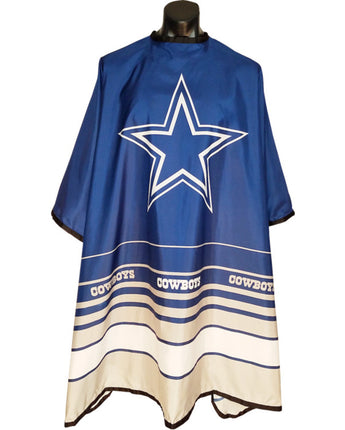 Officially Licensed NFL Salon Capes - 55"W x 60"L - Dallas Cowboys