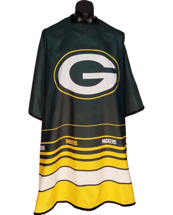 Officially Licensed NFL Salon Capes - 55"W x 60"L - Green Bay Packers