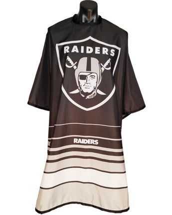 Officially Licensed NFL Salon Capes - 55"W x 60"L - Las Vegas Raiders