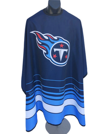 Officially Licensed NFL Salon Capes - 55"W x 60"L - Tennessee Titans