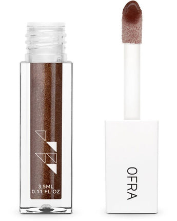 OFRA Lip Gloss - Truffle - a Sheer Shimmering Nude Brown / 3.5 mL. - 1.1 oz. by OFRA Cosmetics