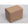 Ohio Valley Natural Kraft Pinstripe Tuck-Top Gift Boxes - 4-1/2"L x 6"W x 4-1/2"H / 2 Cases of 100 = 200 Boxes
