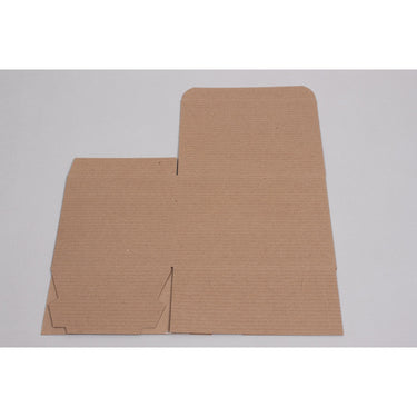 Ohio Valley Natural Kraft Pinstripe Tuck-Top Gift Boxes - 4-1/2"L x 6"W x 4-1/2"H / 2 Cases of 100 = 200 Boxes