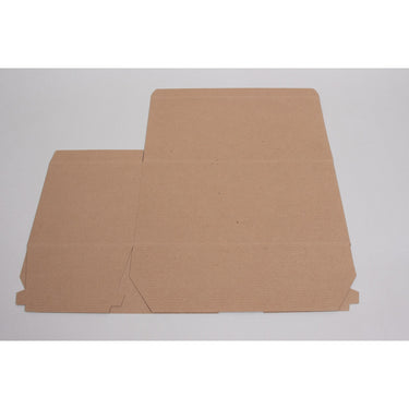 Ohio Valley Natural Kraft Pinstripe Tuck-Top Gift Boxes - 6"L x 12"W x 6"H / 1 Case (50 per Case)