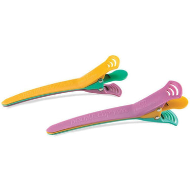Olivia Garden Double Clip Petite / 4 pack
