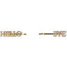 Olivia Moss Hair Pins / 2 Piece Hello Bye