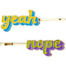 Olivia Moss Hair Pins / 2 Piece Yeah Nope