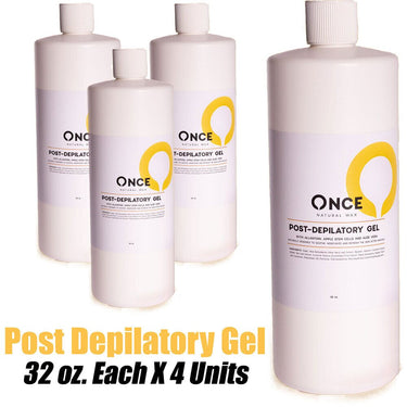 Once Natural Post Depilatory Gel / 32 oz. Each X 4 Units