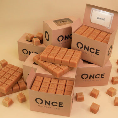 Once Natural Wax Cubes - 100% Natural Flexible Hard Wax / 5 Lbs.
