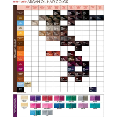 One 'N Only Argan Oil Demi-Permanent Cream Color - 4CH Medium Chocolate Brown / 3 oz.