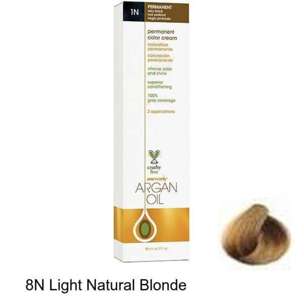 One 'N Only Argan Oil Permanent Cream Color - 8N Light Natural