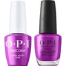 OPI Duo GelColor + Nail Lacquer - Trip to the Brite Side Collection - Violet Daze / 0.5 oz. Each