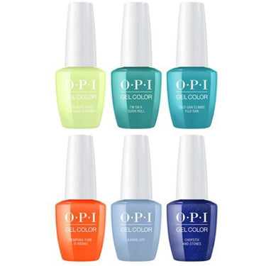OPI GelColor Soak Off Gel Polish - GC246 Tokyo Collection Add-On Kit #2 - 6 Pieces