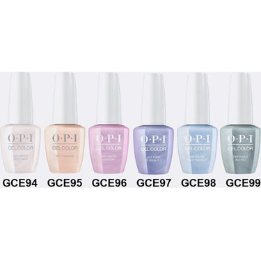 OPI GelColor Soak Off Gel Polish - GC289 - Neo Pearl Collection Add-On Kit #1 - 6 Pieces