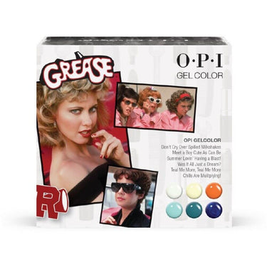 OPI GelColor Soak Off Gel Polish - Grease Collection - Add-On Kit #1 - #GC772 - 6 Piece Set