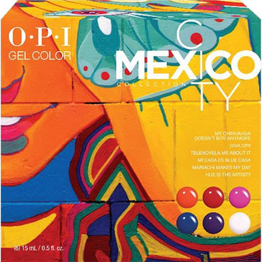 OPI GelColor Soak Off Gel Polish - Mexico City Collection - #GC285 Mexico City Add-On Kit #2 / 6 Piece Kit