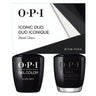 OPI Iconic Duo - GelColor + Nail Lacquer - SRJ67 (T02) - Black Onyx / 0.5 oz. Each