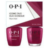 OPI Iconic Duo - GelColor + Nail Lacquer - SRJ69 (B78) - Miami Beet / 0.5 oz. Each
